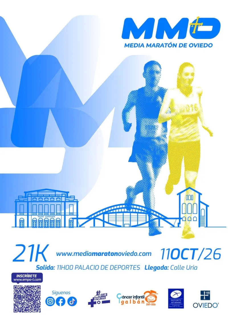 Cartel VII Media Maratón de Oviedo