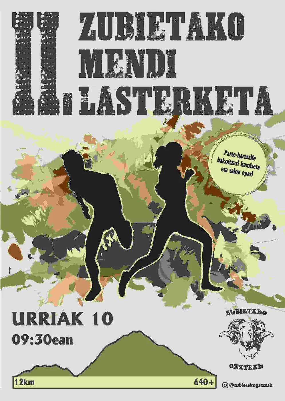 Cartel II Zubietako Mendi Lasterketa