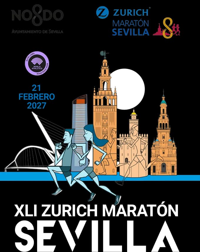 Cartel Zurich Maratón de Sevilla