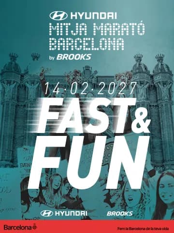 Cartel Hyundai Mitja Marató Barcelona