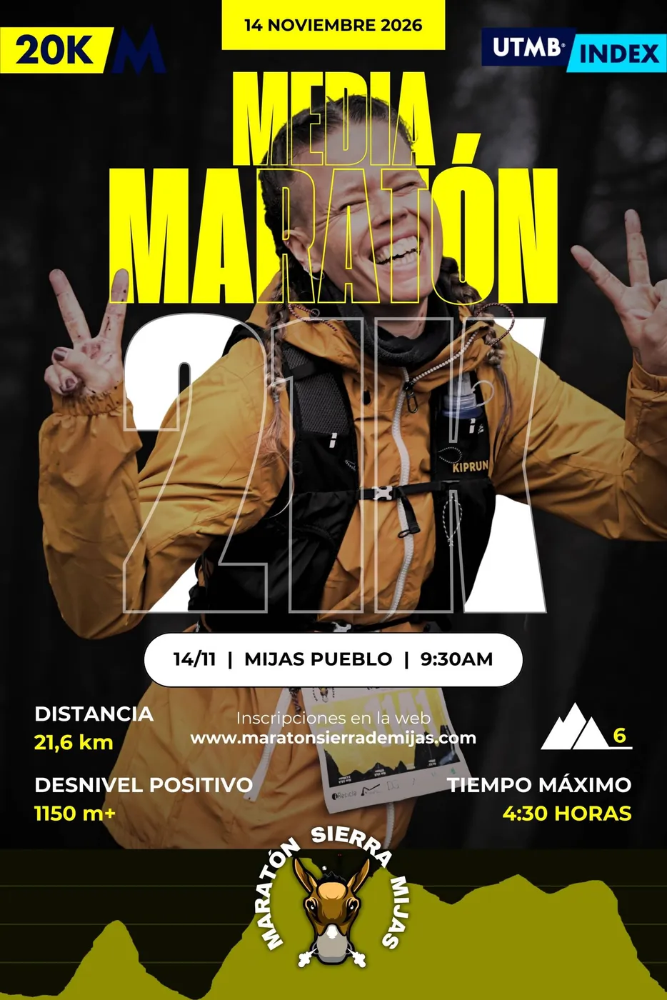 Cartel Media Maratón Sierra de Mijas