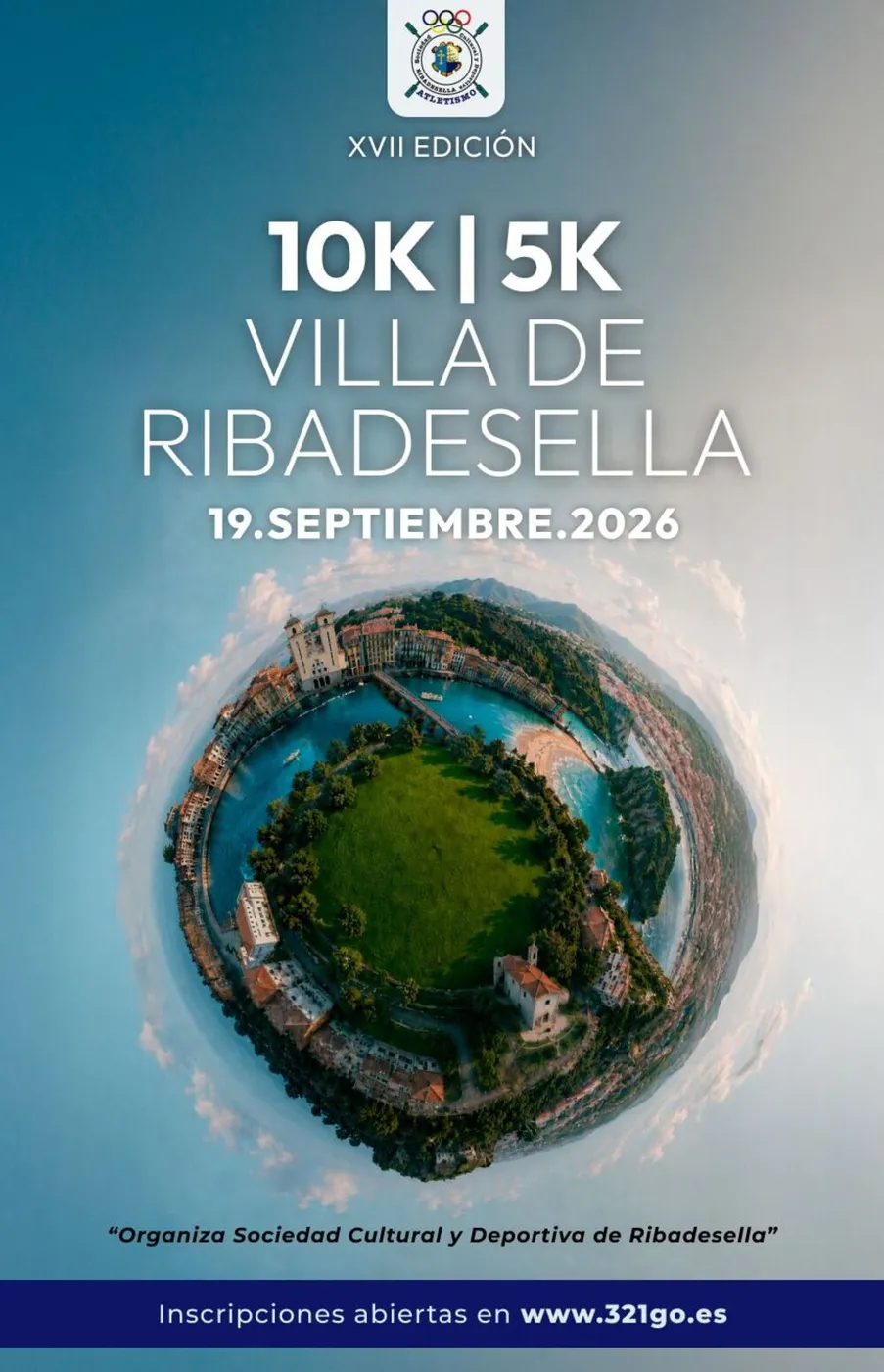 Cartel XVII 5Km Villa de Ribadesella