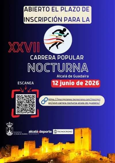 Cartel XXVII Carrera Nocturna de Alcalá de Guadaíra
