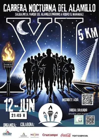 Cartel Carrera Nocturna del Alamillo