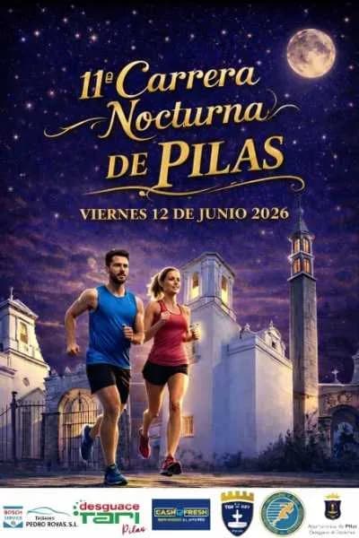 Cartel XI Carrera Nocturna Villa de Pilas