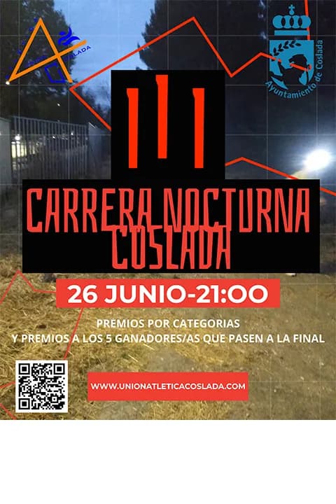 Cartel Carrera Nocturna Coslada