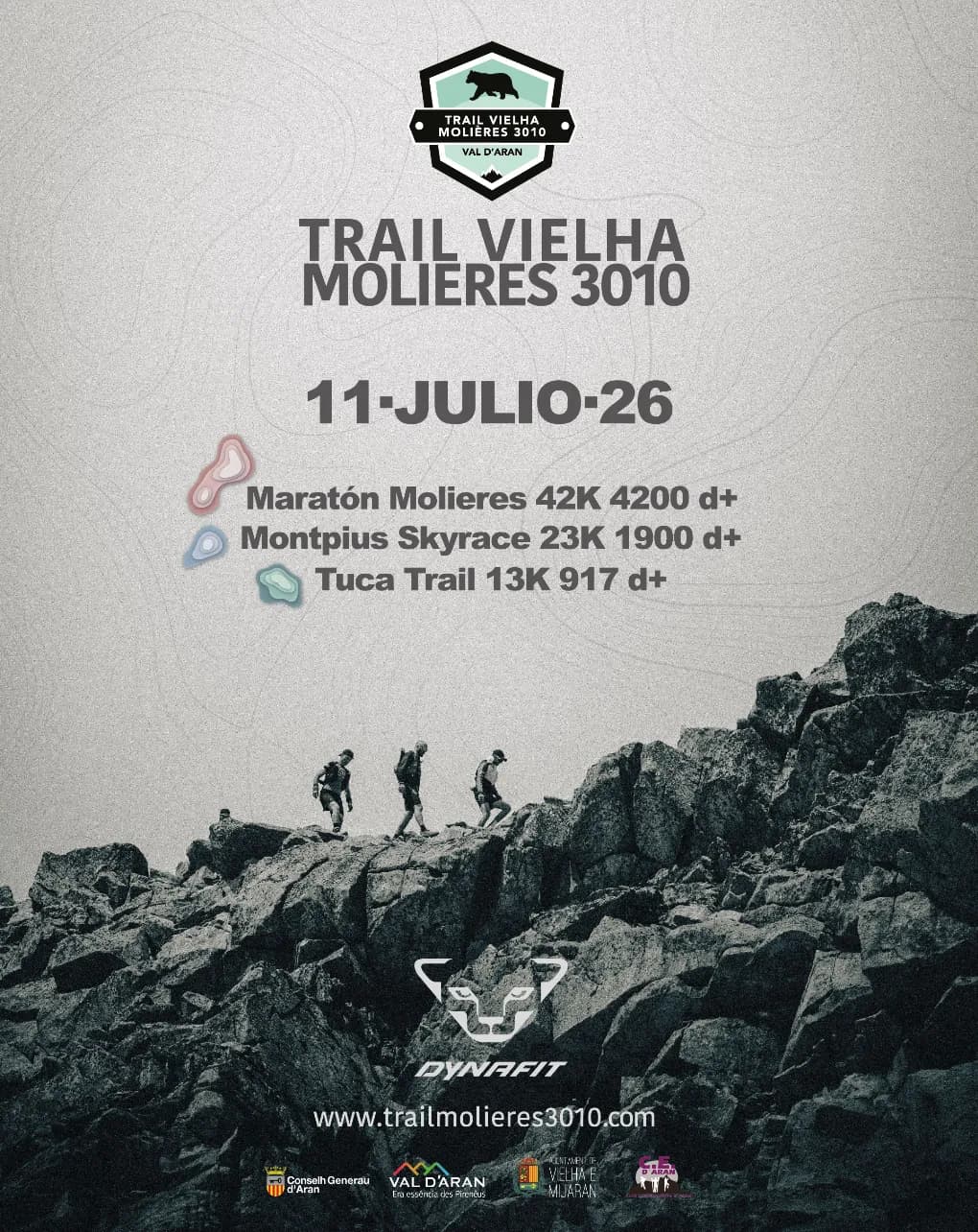 Cartel Tuca Trail 13K - Trail Vielha Molières 3010