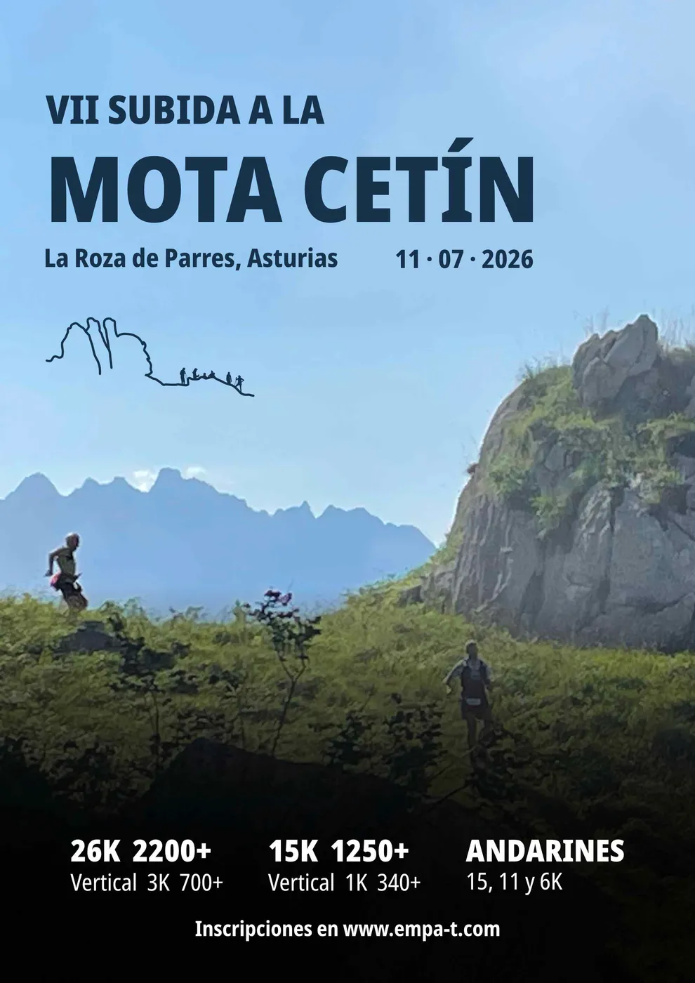 Cartel VII Subida a la Mota Cetín