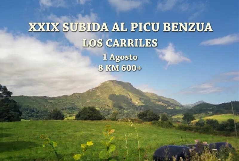 Cartel XXIX Subida al Picu Benzúa
