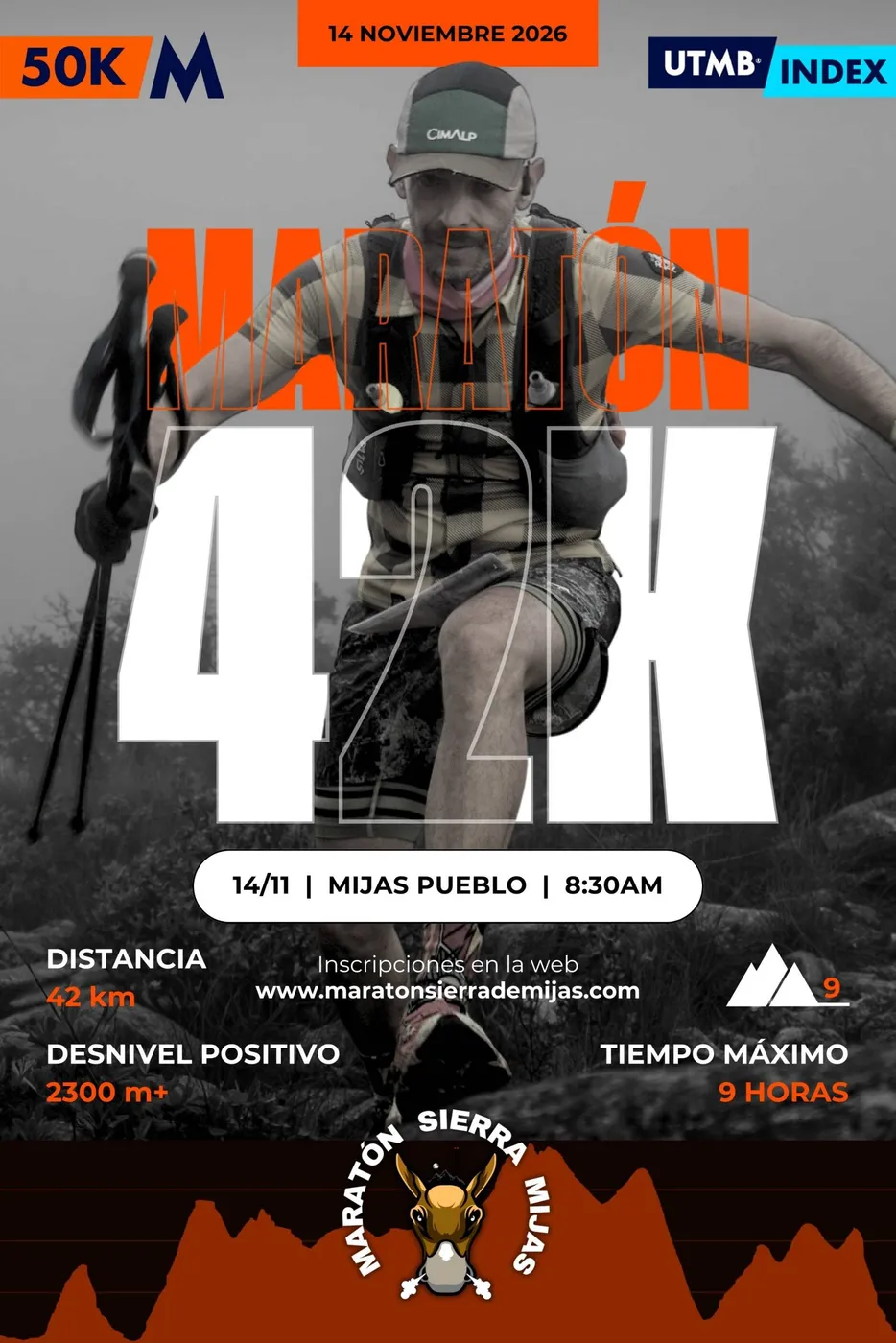 Cartel Maratón Sierra de Mijas