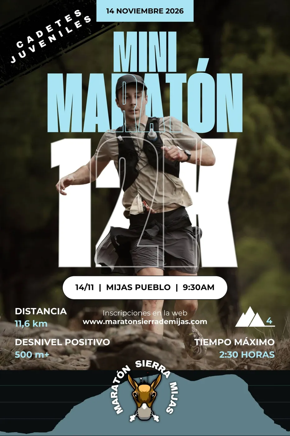 Cartel Mini Maratón Sierra de Mijas