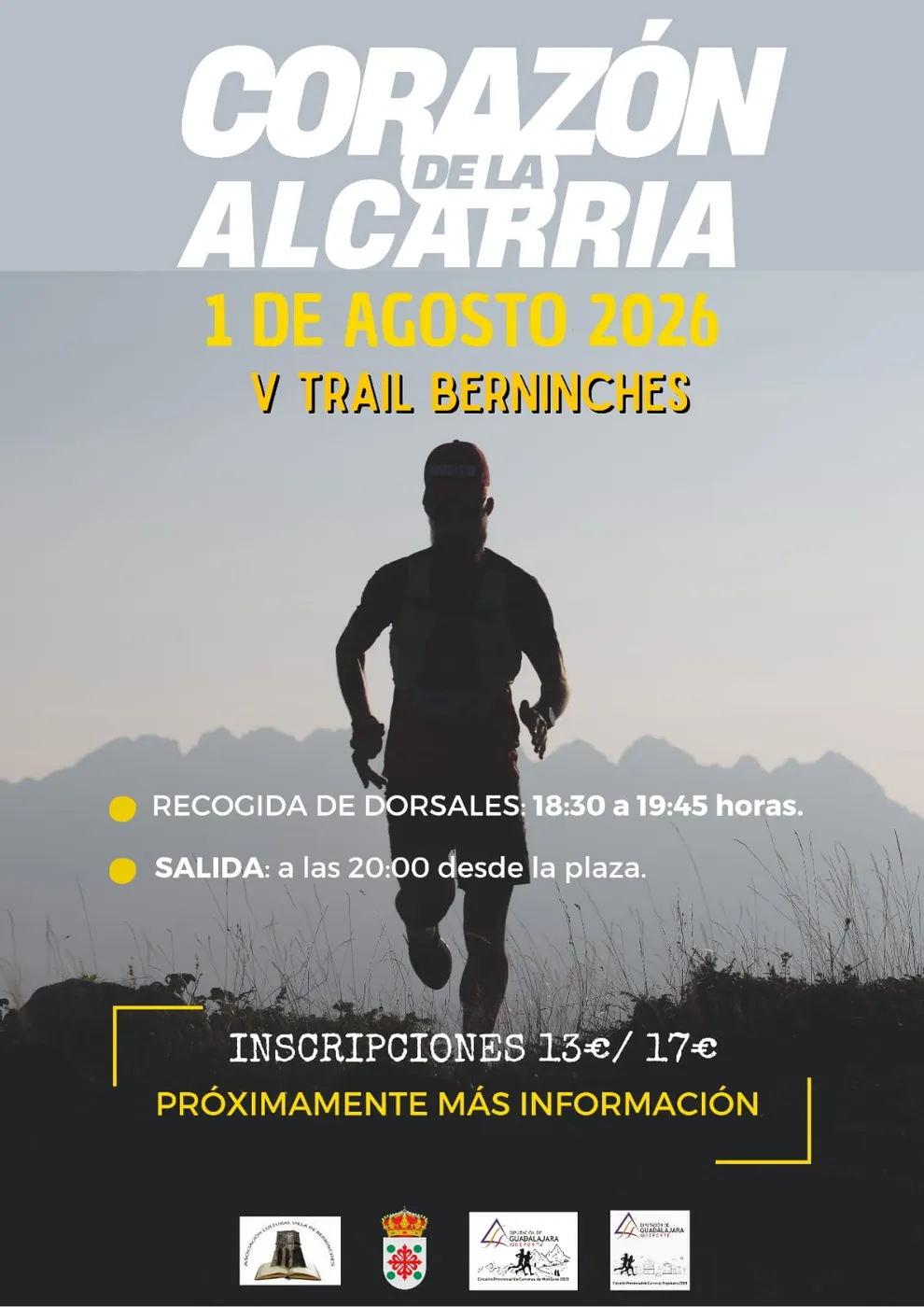 Cartel V Trail Corazón de la Alcarria - Berninches