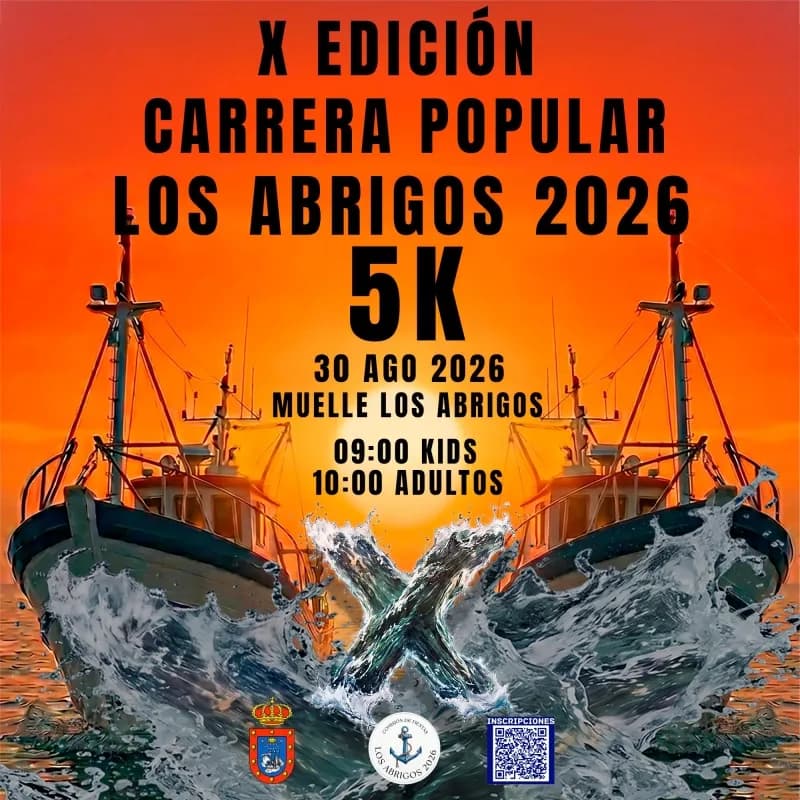 Cartel X Carrera Popular Los Abrigos 5km