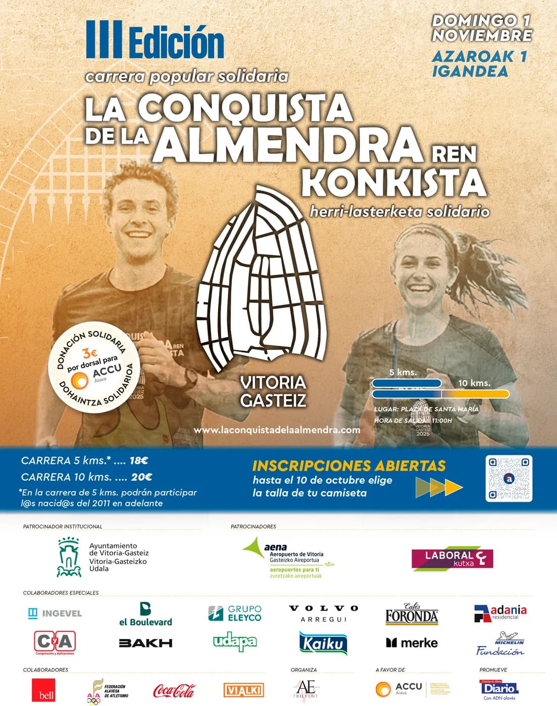 Cartel III La Conquista de la Almendra 5K
