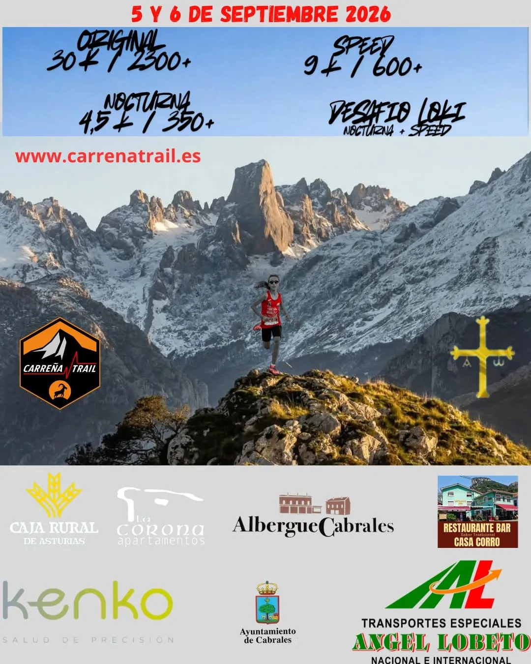 Cartel Carreña Trail Speed 9K