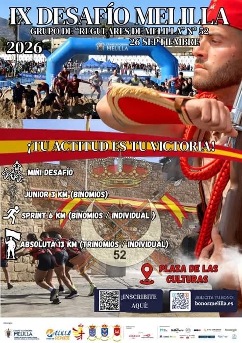 Cartel Desafío Melilla Sprint 6K
