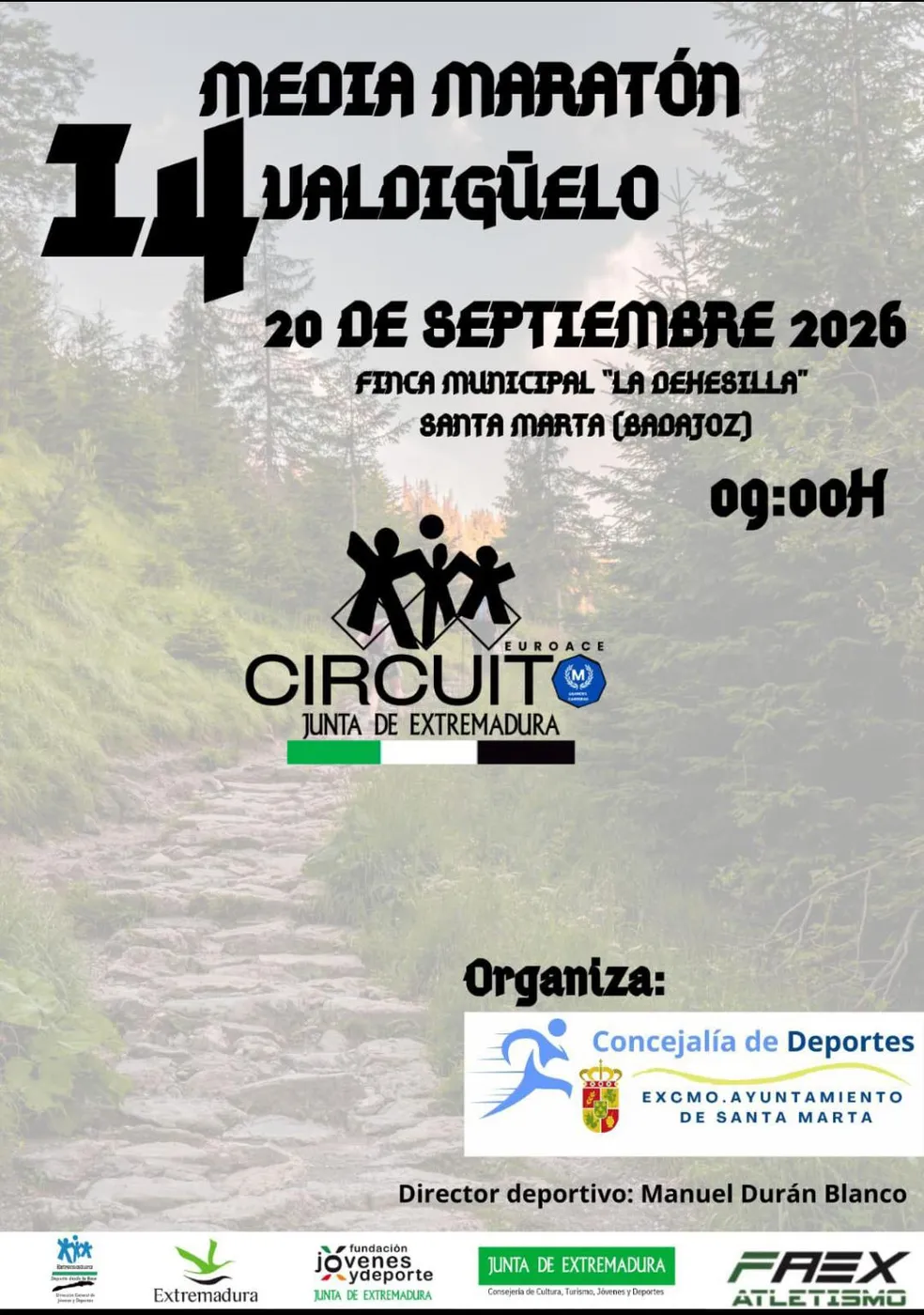 Cartel 14ª Valdigüelo 10K