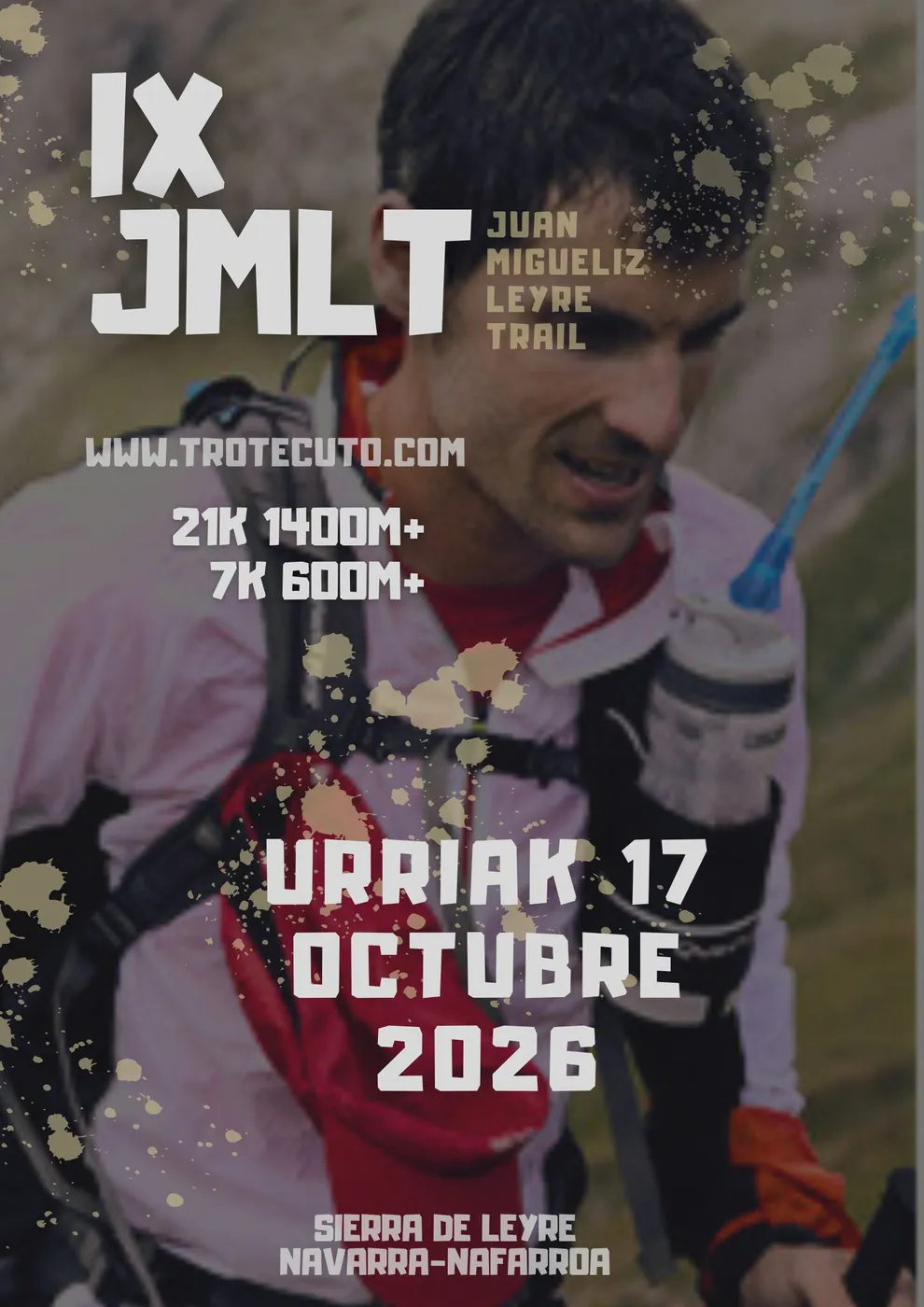 Cartel Juan Migueliz Leyre Trail 7K