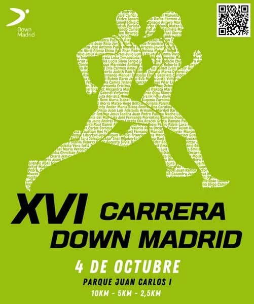 Cartel XVI Carrera Down Madrid 10K