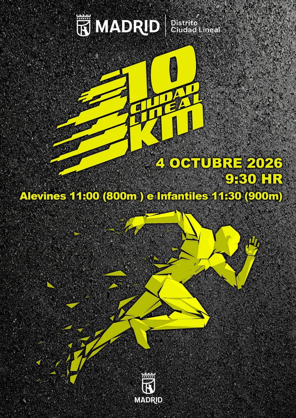 Cartel V 10K Ciudad Lineal