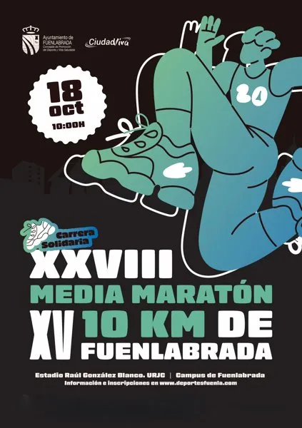 Cartel XV 10K de Fuenlabrada